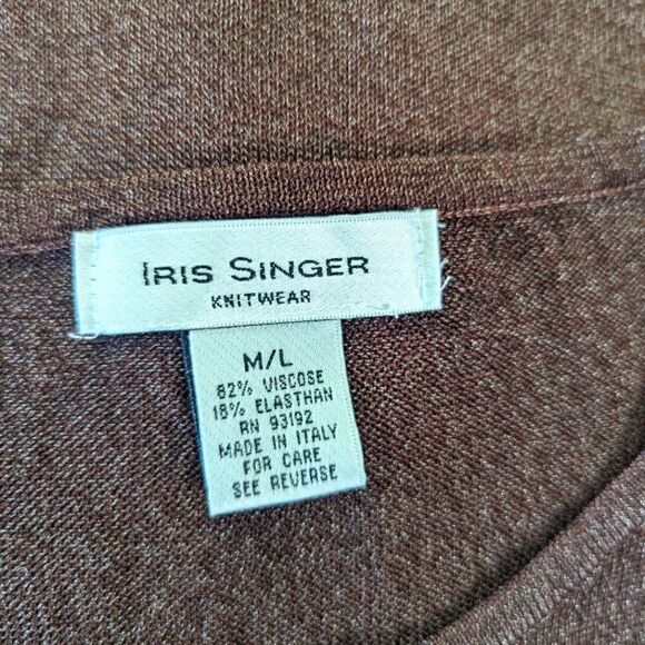 Iris Singer Knitwear Top  MD/L Transitional Lagenlook Fairy Grunge Dark Academia - Picture 8 of 9